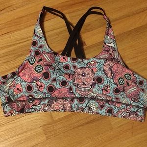 Constantly Varied Gear sugar skulls sports bra